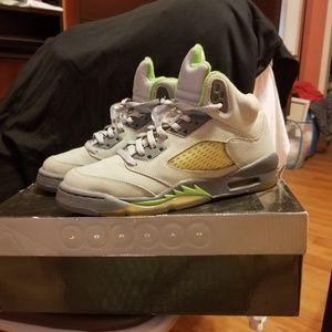 Air Jordan 5 Retro (gs) Green Beans